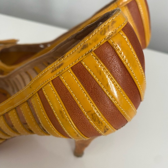 MINE DE RIEN PEEP TOE PUMPS - Picture 7 of 9